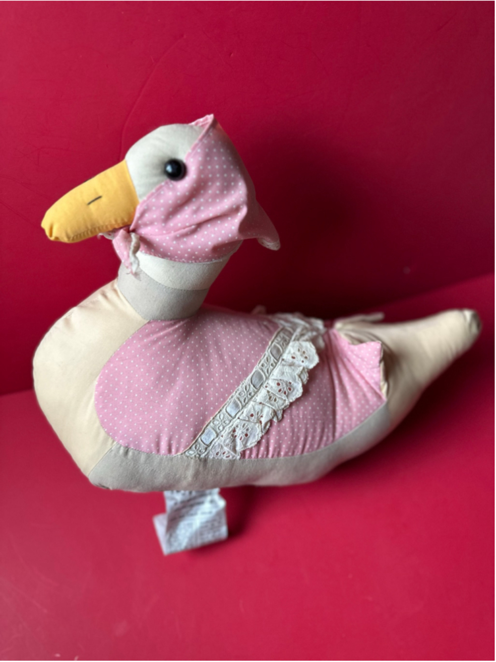 Vintage Fairytale Mother Goose Stuffed Animal Plush Cottagecore Kids